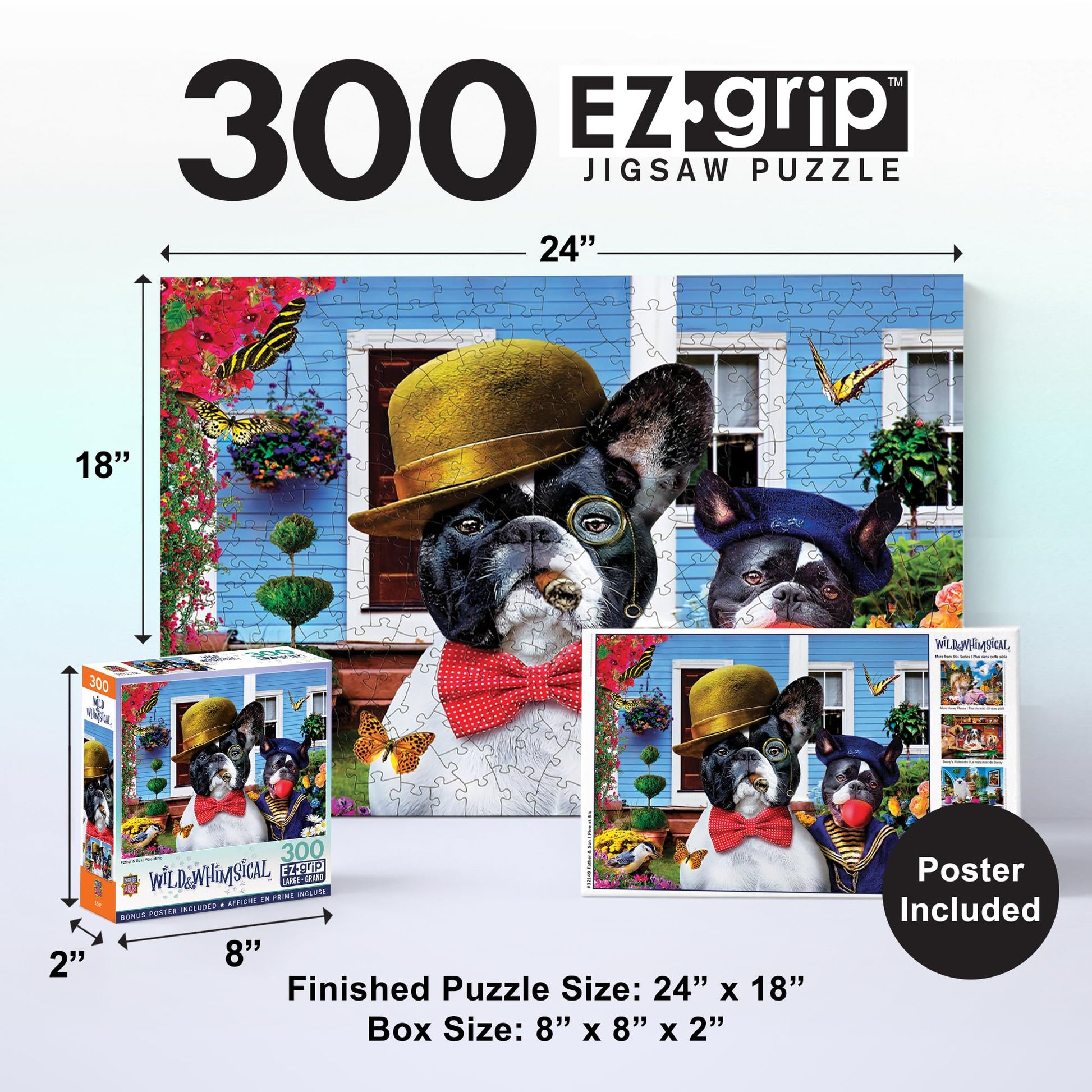 Masterpieces 300 Piece EZ Grip Jigsaw Puzzle - Father & Son - 18"x24"