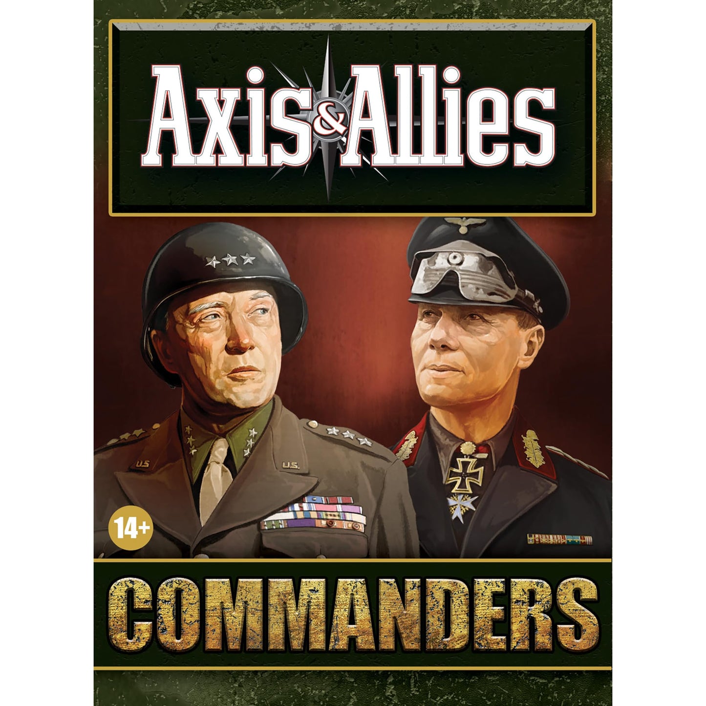 Renegade Game Studios Axis & Allies Commanders Expansion - 24 Double-Sided WWII Leader Tiles Strategy Game Accessor