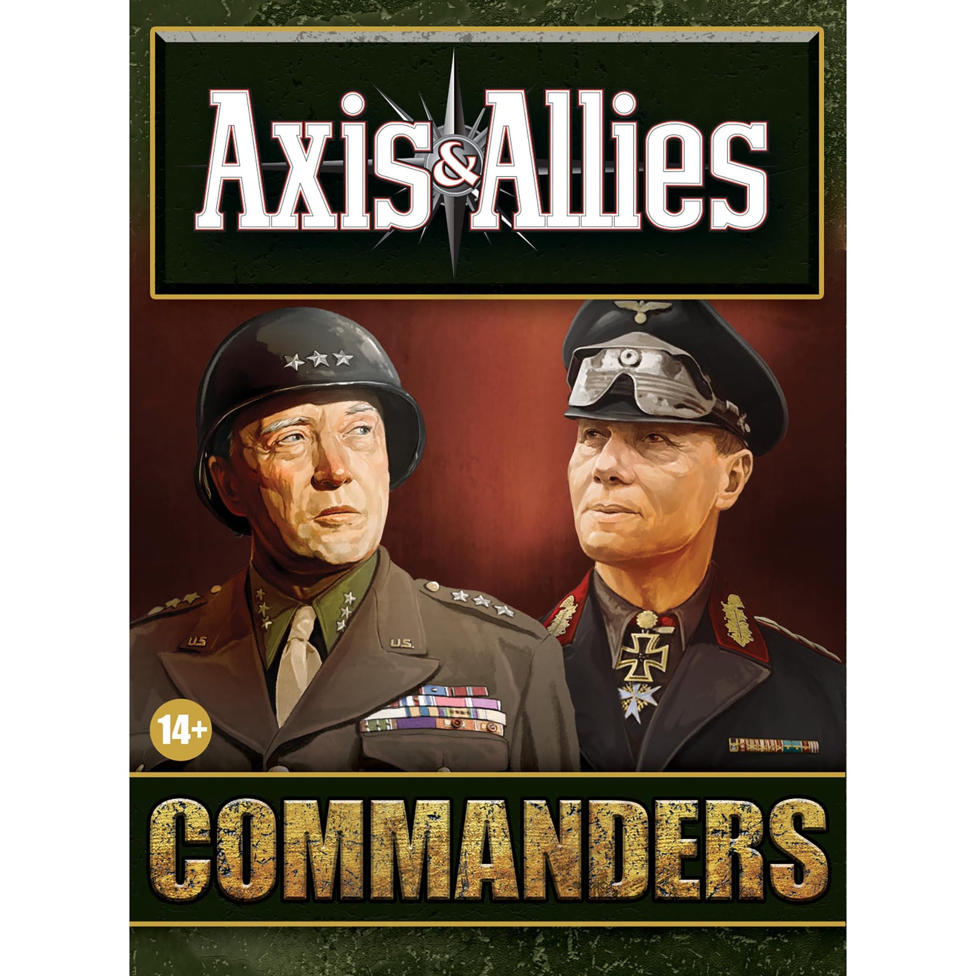 Renegade Game Studios Axis & Allies Commanders Expansion - 24 Double-Sided WWII Leader Tiles Strategy Game Accessor