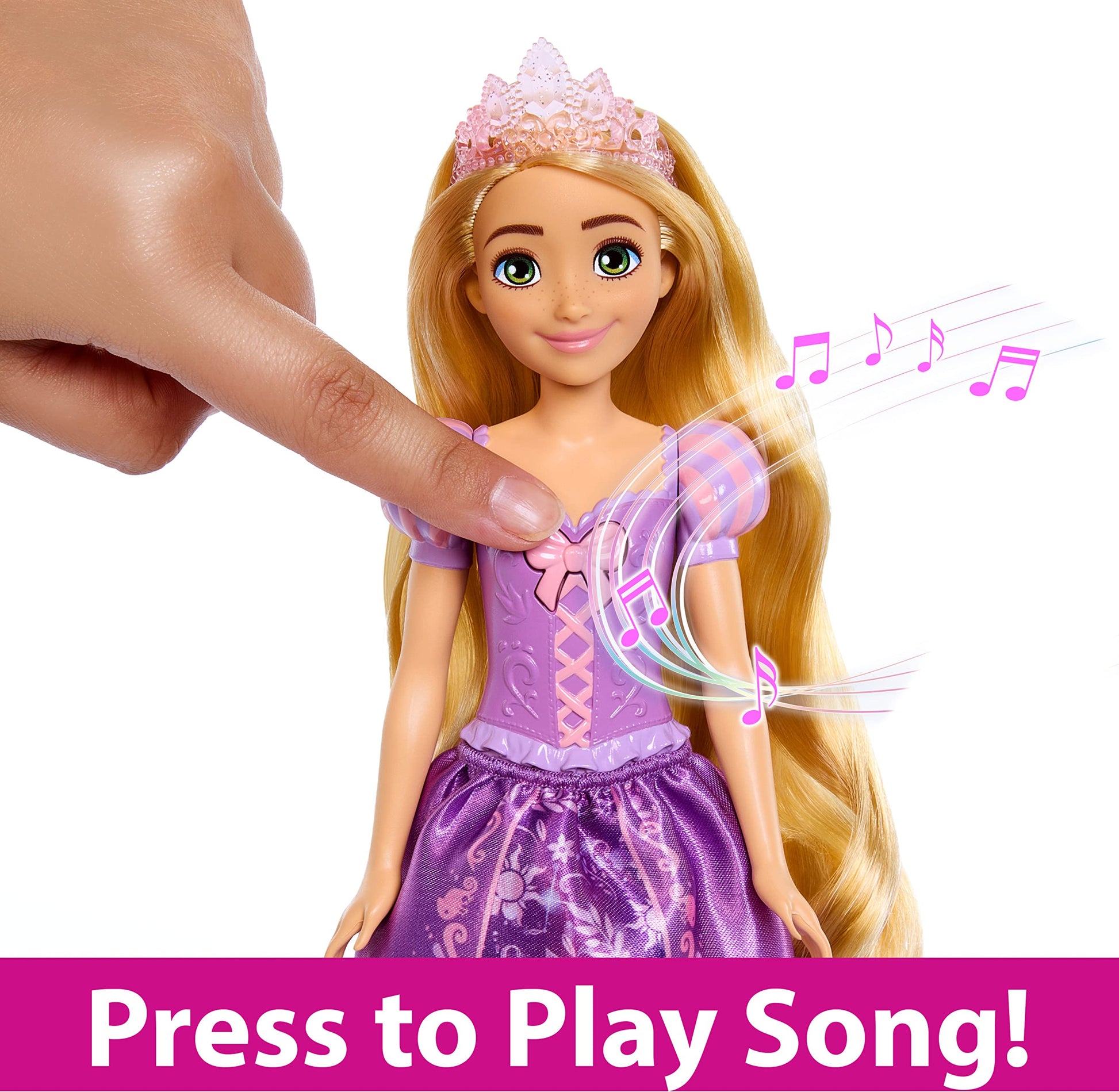 Mattel Disney Princess Toys, Rapunzel Singing Fashion Doll, Sings "When Will My Life Begin?" from the Movie Tangled