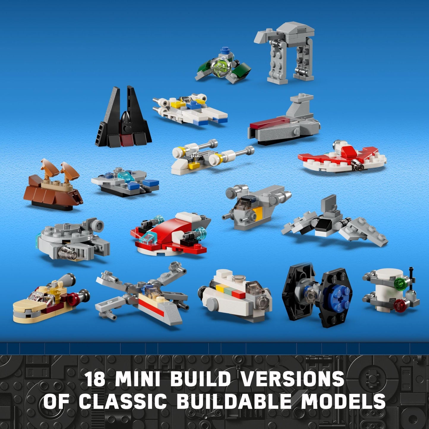 LEGO Star Wars Advent Calendar 2024 for Kids - Christmas Advent Calendar W/ 18 Mini Builds & 5 Minifigures, Ages 6+ - Gift Idea for Boys & Girls