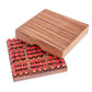 NOVICA Brown Orange Handmade Raintree Wood Sudoku Puzzle Game