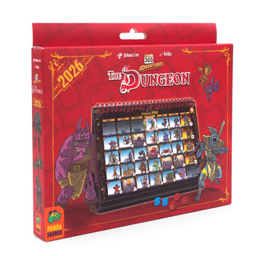 365 Adventures: The Dungeon (2026) Calendar - Year-Long Solo Quest Board Game, Strategic Dice Rolling & Exploration for Kids & Adults, Ages 14+, 1+