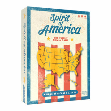 Spirit of America: The Family Trivia Game, Fun Challenge of USA History in 5 Categories, from Our 50 States to History of the Nation for Kids