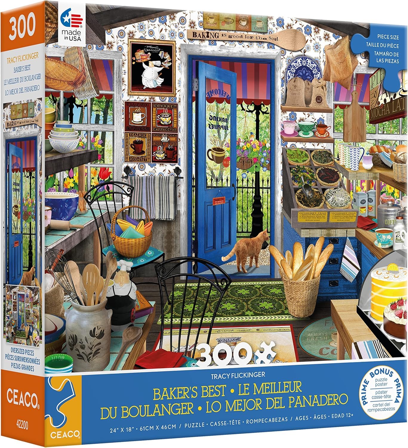 Ceaco - Tracy Flickinger - Baker's Best - 300 Piece Jigsaw Puzzle