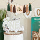 One Lucky Duck Highchair Banner First Birthday