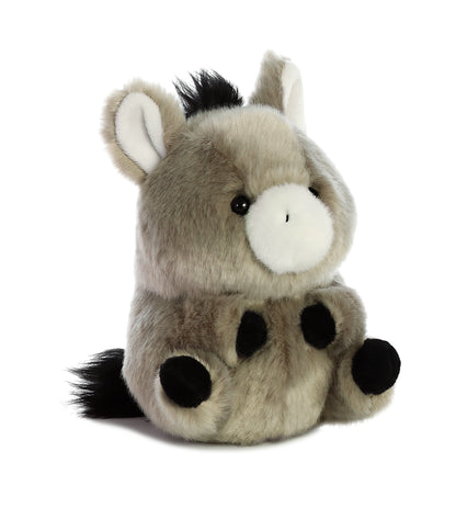 Aurora® Playful Rolly Pet™ Bray Donkey™ Stuffed Animal - Compact Size for On-the-Go Fun - for Adults, Kids, Birthdays, and Anniversaries - Gray 5