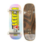 LEEFAI Pro Fingerboard Complete, Pre-Assembled Finger Skateboard Setup Canadian Maple Wood Deck Measure 34x96mm, Boxy Shape (Skate Girl)