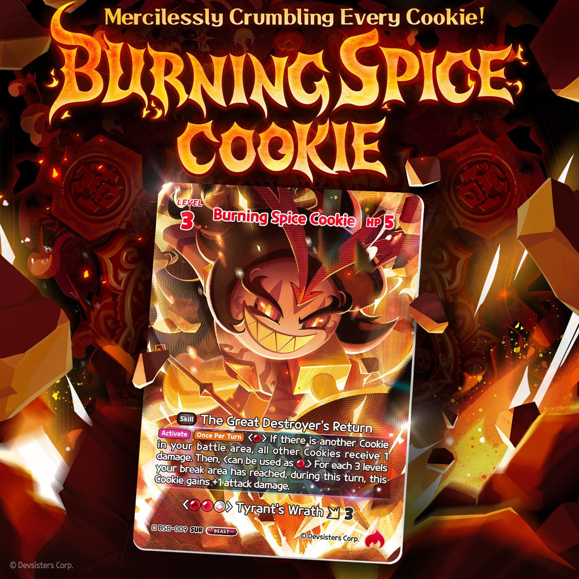 CookieRun TCG: A Game of Truth & Deceit - 4 Booster Pack Bundle - Braverse Trading Card Game, Strategy Play & Battle Deck-Building, Randomly Assorted