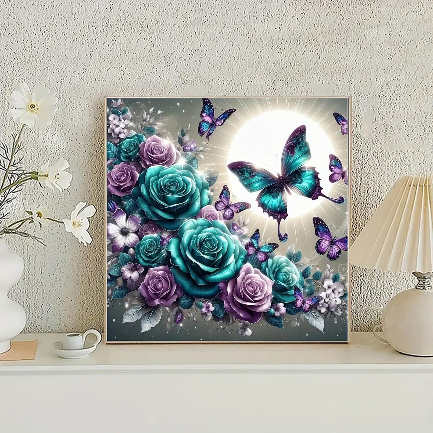 Diamond Painting Kits,5D Diamond Art Kits Full Drill Diamond Painting Kits for Adults Kids Beginner,DIY Diamond Painting Kits Perfect for Home Wall