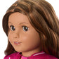 American Girl, Truly Me 18-inch Doll #117 with Brown Eyes, Wavy Dark-Brown Hair with Highlights, Tan Skin, for Ages 6+