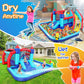 Wesoky Bounce House Water Slide for Kids, 10 in 1 Big Waterslide Inflatable Water Park with Splash Pool Long Slide Sprinkler Blower, Blow up Water