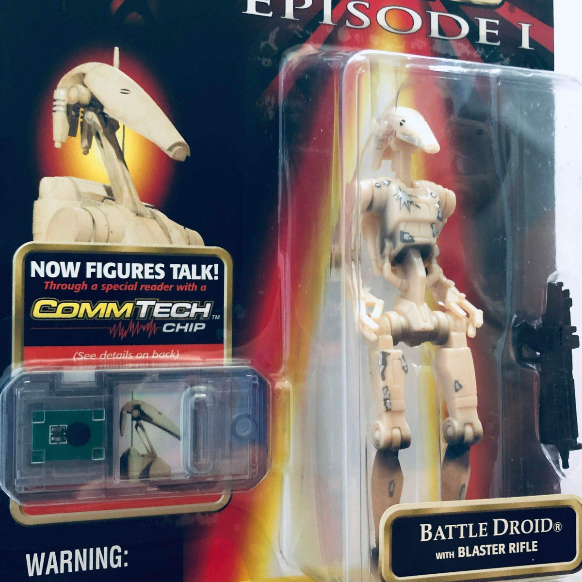 Hasbro Kenner 1999 Star Wars Episode I COLL. 1 Battle Droid Sliced Version
