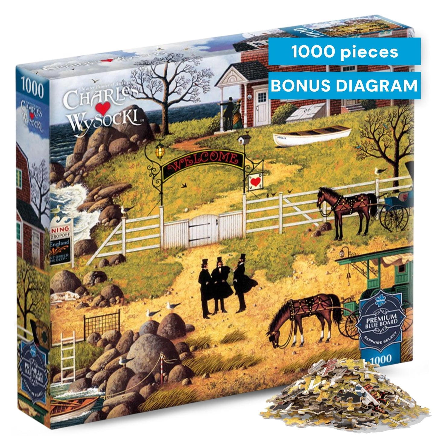 Buffalo Games - Charles Wysocki Formulating the Plan - 1000 Piece Puzzle