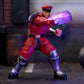 Jada Toys - Street Fighter II M. Bison Action Figure Wave 2 - 1:12 Scale, 6" Tall, Interchangeable Heads, Hands, Purple Fire Accessory
