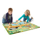 Melissa & Doug Prehistoric Playground Dinosaur Activity Rug (39 x 36 inches) - 4 Toy Animals