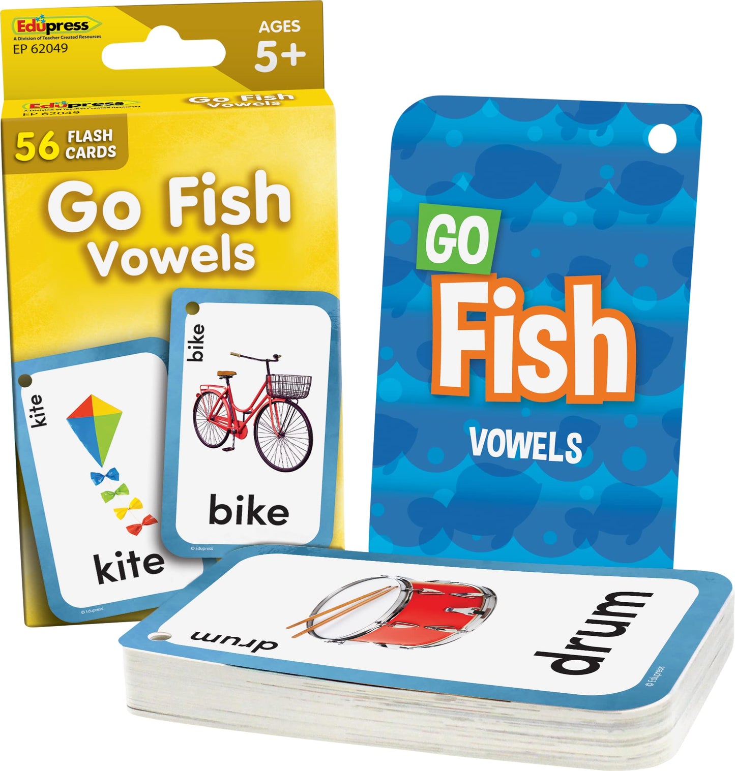 Go Fish Vowels Flash Cards (EP62049)