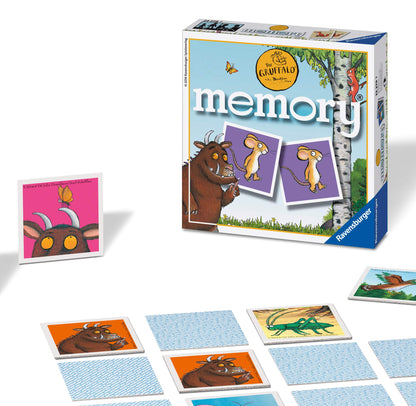 Ravensburger The Gruffalo Mini Memory Game - Matching Picture Snap Pairs Game for Kids Age 3 Years and Up