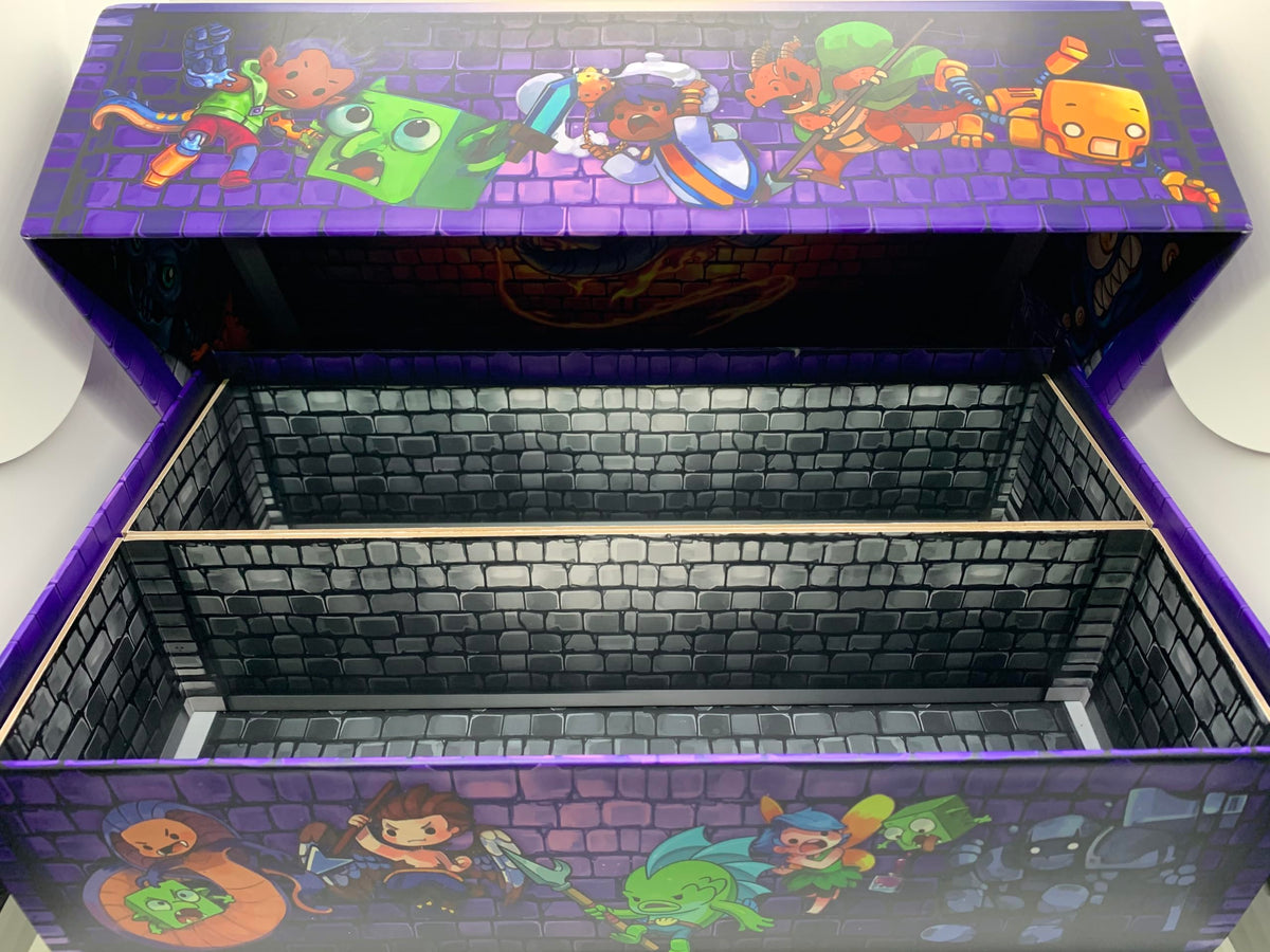 Treasure Trunk, Storage Solution for Dungeon Drop Board Game by Phase Shift