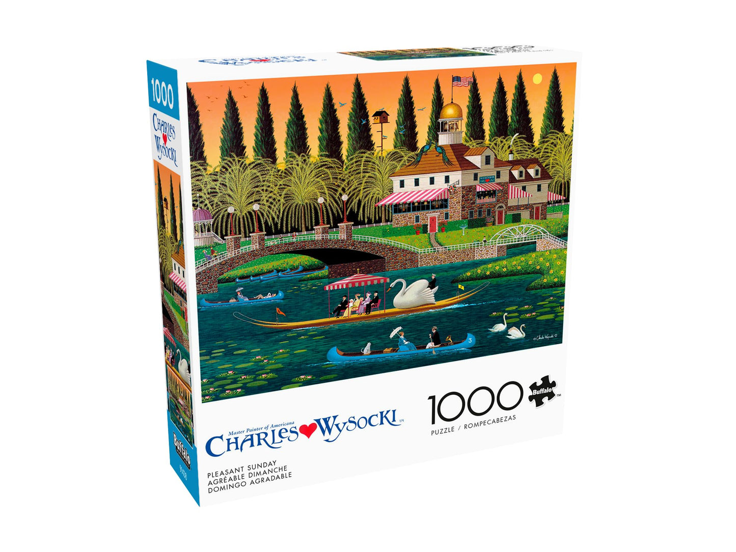 Buffalo Games - Charles Wysocki Pleasant - 1000 Piece Puzzle for Adults