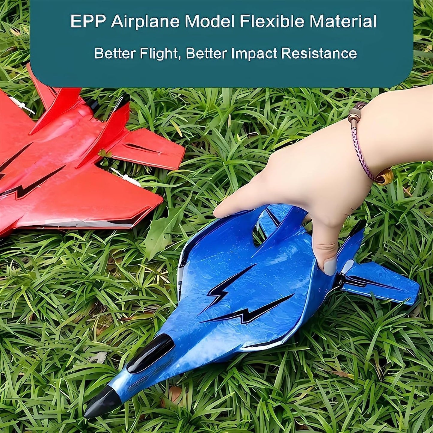 MAXBECK Remote Control Wireless Airplane Toy with Lights, Su-35 Rc Glider 2 Channel 2.4 GHZ Remote Control Planes, Outdoor Foam Rc Aircraft for Hobby