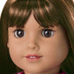 American Girl, Truly Me 18-inch Doll #122 with Brown Eyes, Straight Dark-Brown Hair, Tan Skin, for Ages 6+