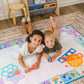 Wildkin Doodle Mat - Extra Large 60 x 42 Inch Water Drawing Mat for Kids, Educational Learning Toy with Letters & Numbers, Mess-Free Coloring