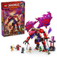 LEGO NINJAGO Thunderfang Dragon of Chaos Building Toy for Kids Ages 8+ - Dragon Rising Playset with 6 Minifigures and Poseable Figure - Birthday Gift