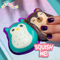 Squishmallows Original Squishy Diary Set, Includes 5 x 7 Diary, 60 Sheets, Kawaii Stickers, Pen, Fun Journaling Kit & Sketchbook for Kids, School