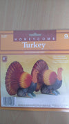 Amscan Colors of Autumn Thanksgiving Party Turkey Honeycomb Centerpiece Table Decoration