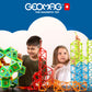 Geomag Rainbow Magnetic Building Set, Multicolor - 72 Pieces