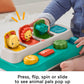 Fisher-Price Baby Early Learning Toy with Fine Motor Activities for Cause-and-Effect Play, Busy Buddies Pop-Up