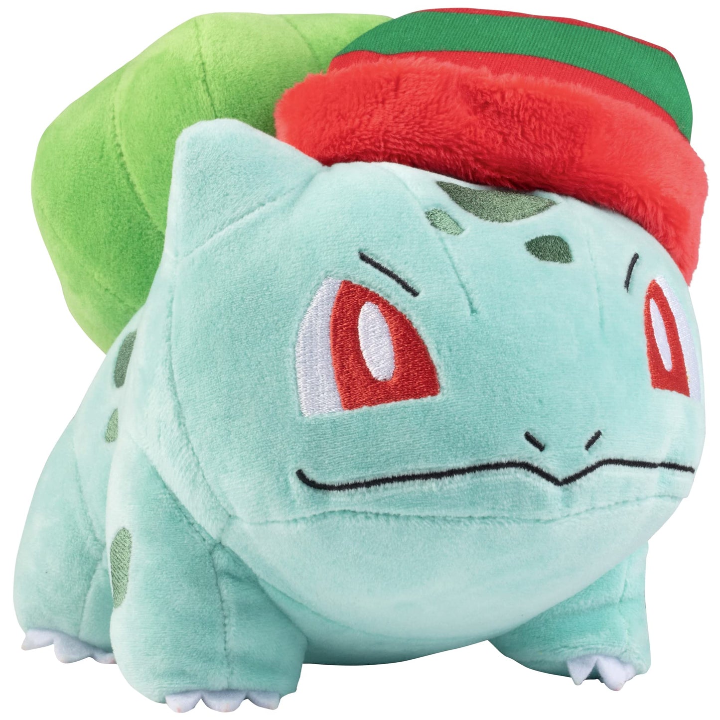 Pokémon 8" Holiday Bulbasaur with Elf Hat Accessory - Officially Licensed - Generation 1 Starter - Stuffed Animal Toy Figure - Christmas Stocking