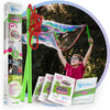 WOWmazing Giant Bubble Powder Kit: Include Large Bubble Wand and 3 Packet of Big Bubble Powder (Makes 3 Gallons) | Outdoor Toy for Kids, Boys, Girls |