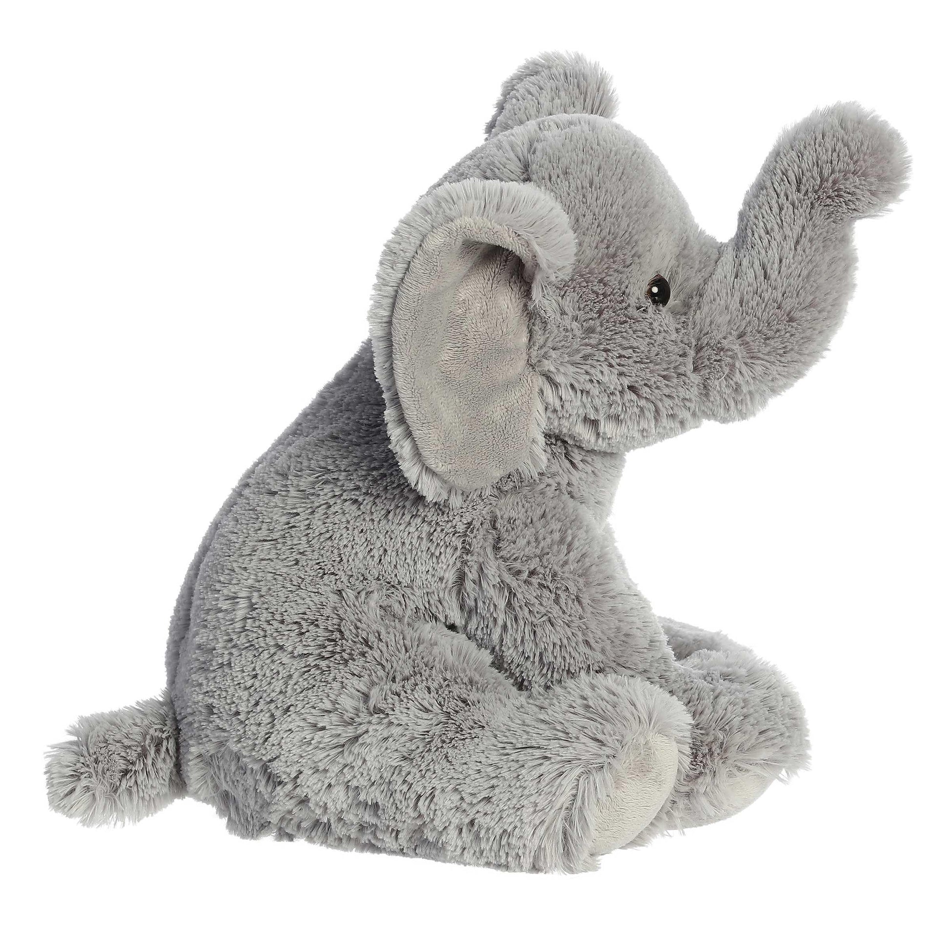 Aurora® Cuddly Elephant Stuffed Animal - Cozy Comfort - Endless Snuggles - Gray 14 Inches