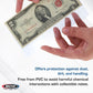 BCW Regular Bill Currency Sleeves - 200 Pack | Thin, Low-Bulk, Acid-Free Polypropylene Sleeves for US Paper Currency | Clear Protective Sleeves for