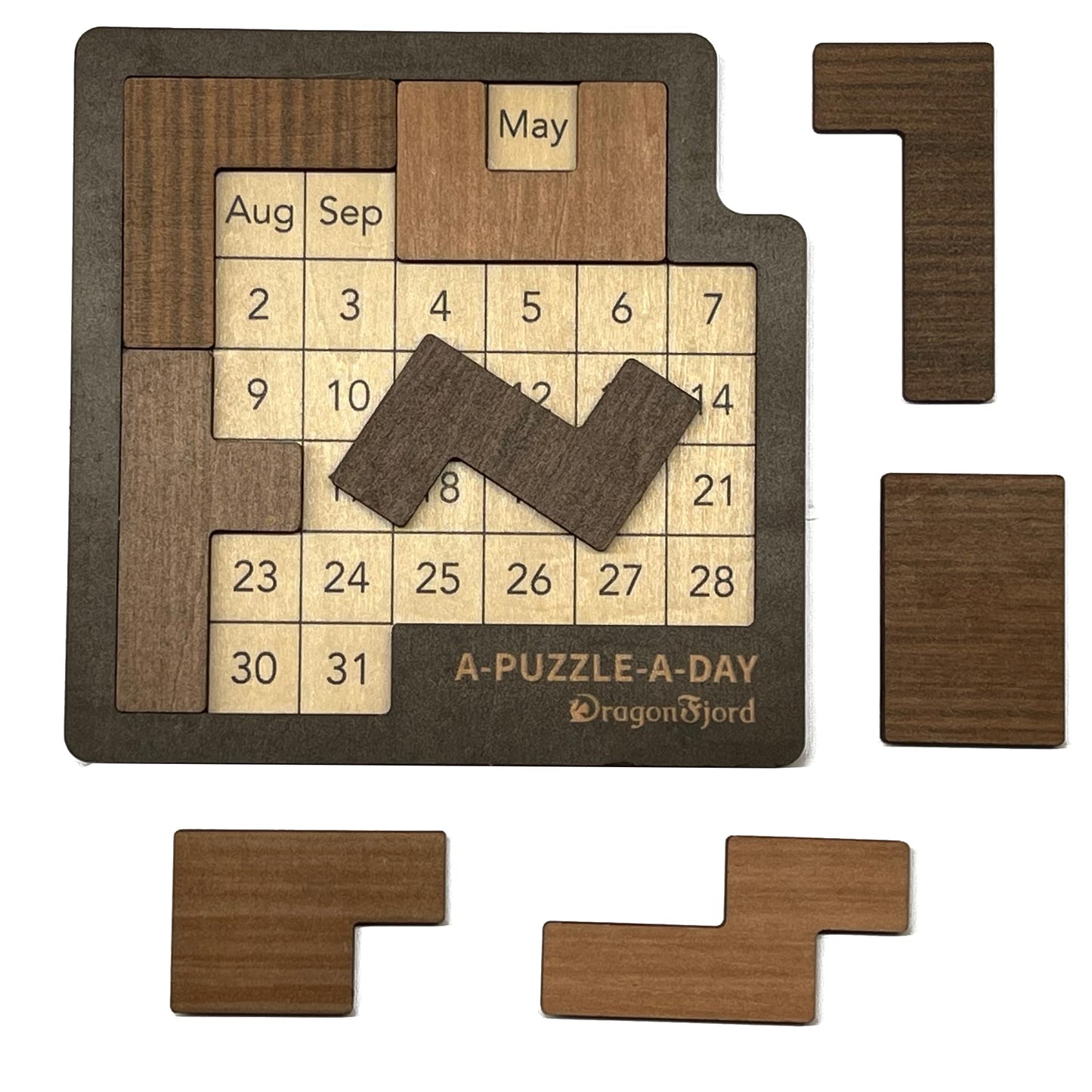 A-Puzzle-A-Day Deluxe: The Original Daily Calendar Puzzle with 365+ Challenges for Every Day of The Year, by DragonFjord