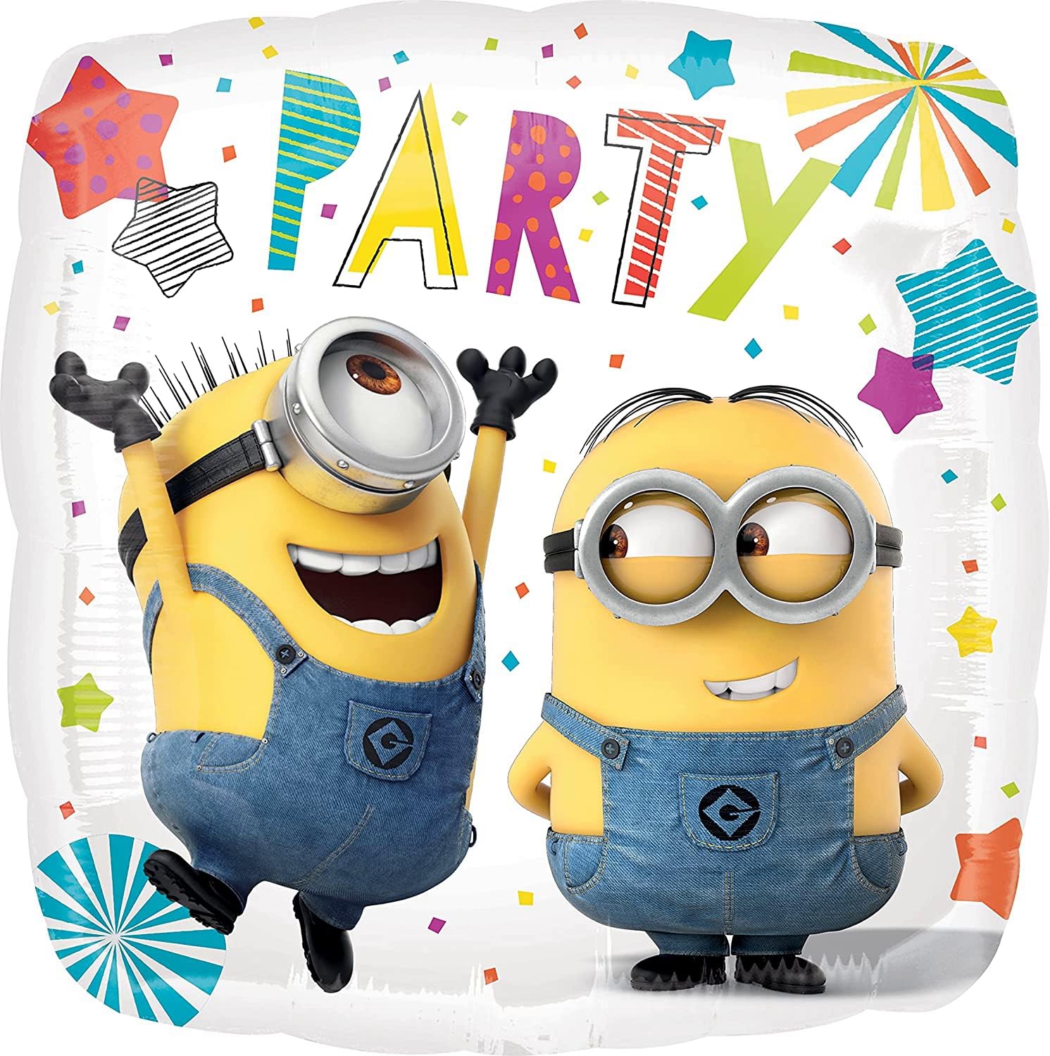 Descpicable Me Minions Stackers Birthday Party Supplies 9 pc Balloons