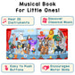 LITTLE MAESTRO Discover the Orchestra - 28 Instrument Sounds and Classical Pieces, Musical Books for Toddlers, 28-Button Music Book, Musical Toys