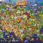 White Mountain 1000 Piece Jigsaw Puzzle USA State, National Parks Map