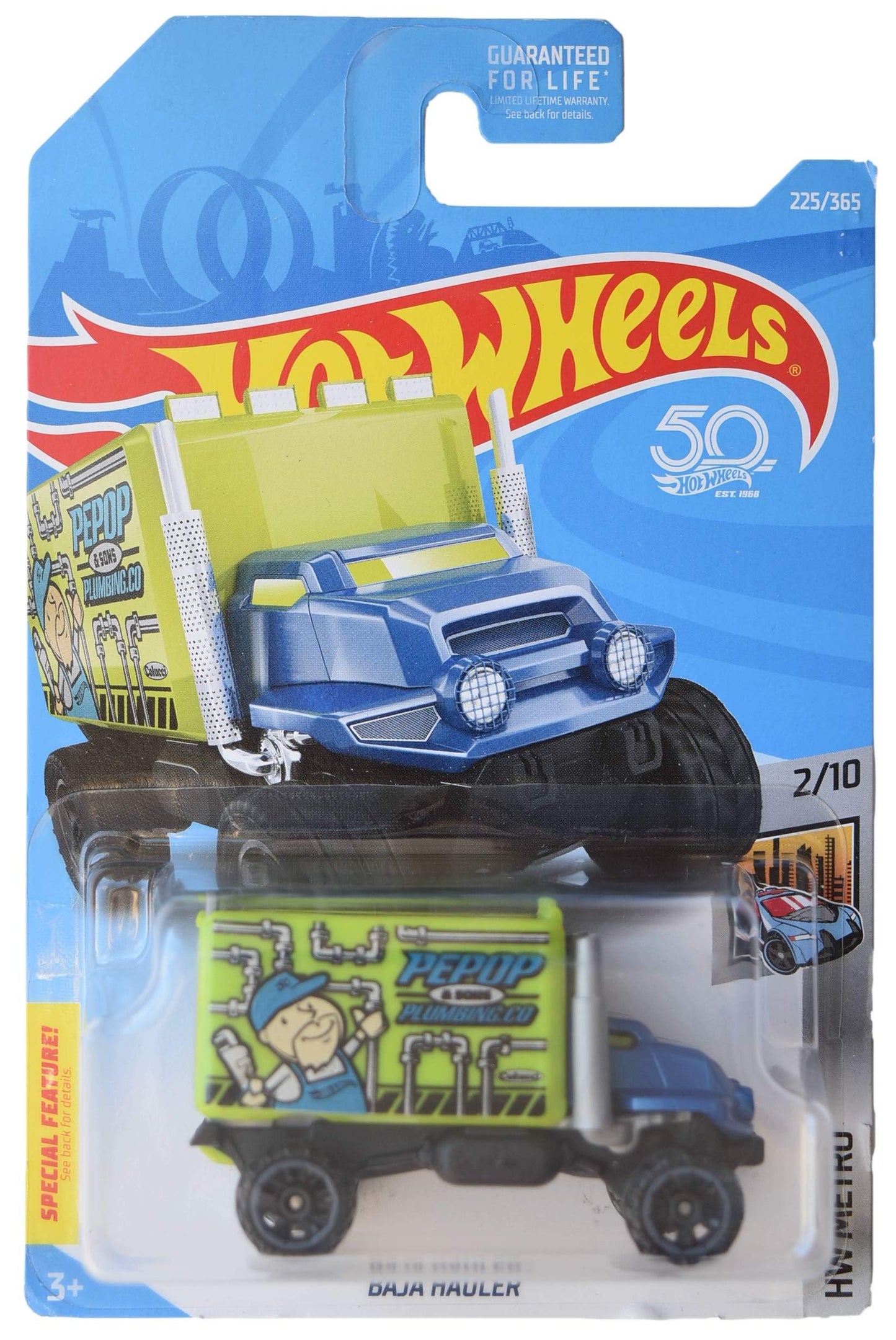 Hot Wheels Baja Hauler, HW Metro 2/10 [Blue/Green] 225/365