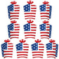 Big Dot of Happiness Stars and Stripes - Table Decorations - Memorial Day, 4th of July and Labor Day USA Patriotic Party Fold and Flare Centerpieces