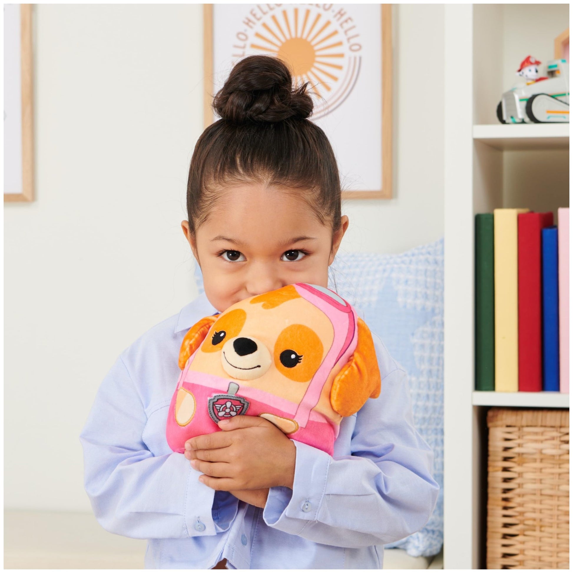 PAW Patrol Skye Squish Plush, Official Toy from The Hit Cartoon, Squishy Stuffed Animal for Ages 1 and Up, 8”