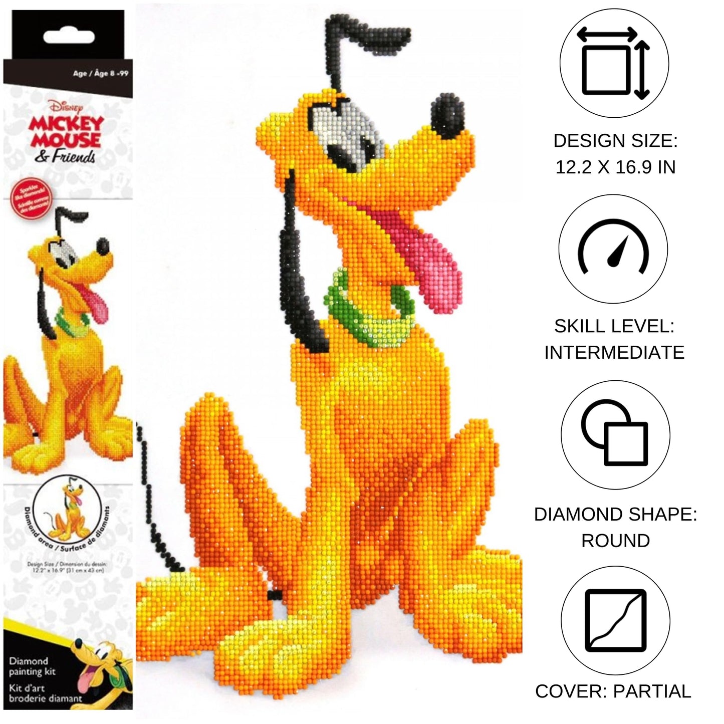 Diamond Dotz Pluto Diamond Painting Artwork Kit