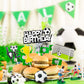 19 PCS Soccer Cake Topper Decorations - Soccer Ball Player Theme Cake Toppers For Football Party Men Boy Kid Birthday Party Supplies