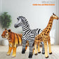 Jet Creations Wildlife Safari Inflatable Animals 3-Pack - Giraffe 36", Zebra 32", Tiger 20" - Jungle Theme Party, Halloween & Fall Decorations, VBS