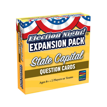 Election Night! Game State Capital Expansion Pack: for Use with Election Night! Game. Great Stocking Stuffer that Makes Learning State Capitals Fun!