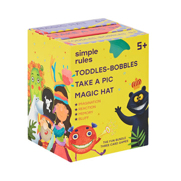 Fun Card Games Bundle for Kids 5+ | 3 Games Included | Fun Educational Card Games | Help to Train Memory, Imagination and Creativity | Recommended by