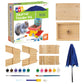 MindWare Make Your Own (MYO) Squirrel Feeder Craft Kit for Kids - Includes Wood Pieces, Paint, Brushes, Instructions and More