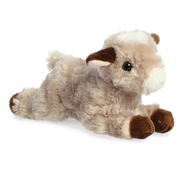 Aurora® Adorable Mini Flopsie™ Paisley Goat™ Stuffed Animal - Mini Companions Ready for Playful Adventures - for Kids All Ages, Toddlers, Adults,